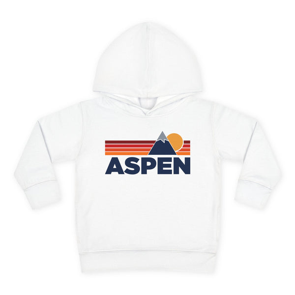 Aspen, Colorado Toddler Hoodie - Unisex Mountain Aspen Pullover Sweatshirt, Kids Hooded Jumper, Colorado Souvenir
