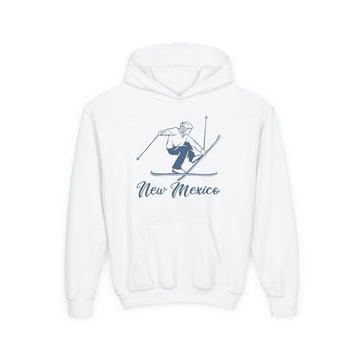 New Mexico Youth Hoodie - Snow Ski Kids New Mexico Hooded Sweatshirt