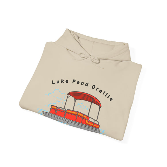 Lake Pend Oreille, Idaho Hoodie - Unisex Ski Lift Lake Pend Oreille