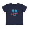 Jacksonville, Florida Toddler T-Shirt - Retro Palm Tree Toddler Jacksonville Shirt