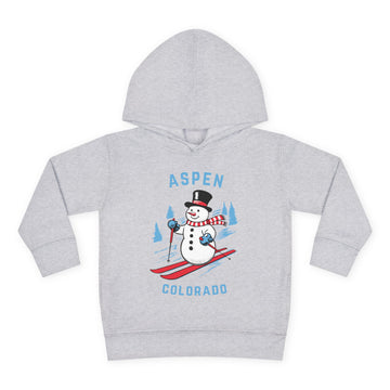 Aspen, Colorado Toddler Hoodie - Unisex Aspen Skiing Snowman Sweatshirt - 0