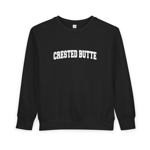 Crested Butte, Colorado Toddler Sweatshirt - Crested Butte Toddler Crewneck Sweatshirt