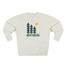 Premium North Carolina Pine Tree Graphic Sweatshirt — Retro Nature Crewneck-3