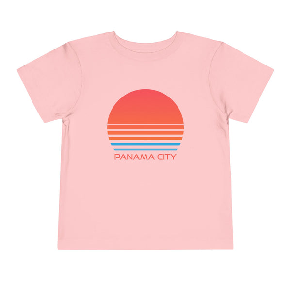 Panama City, Florida Toddler T-Shirt - Retro 80s Toddler Panama City Shirt