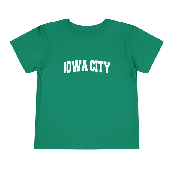 Iowa City, Iowa Toddler Graphic Tee - Kids Iowa City Vacation Shirt