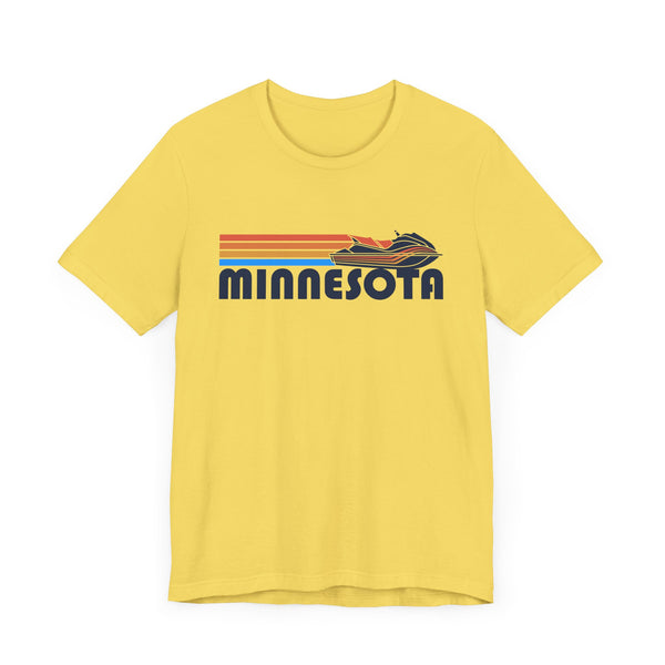 Milwaukee, Minnesota T Shirt - Retro Jetski PWC Graphic Tee