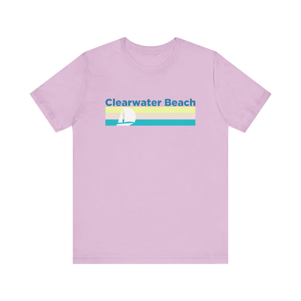 Clearwater Beach, Florida T Shirt - Sailboat Graphic Tee