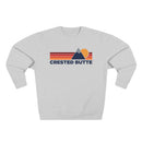 Premium Crested Butte, Colorado Mountain Lines Graphic Sweatshirt-3
