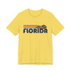 Florida T Shirt - Retro Jetski PWC Graphic Florida Tee
