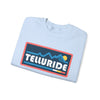 Telluride, Colorado Sweatshirt - Mountain Graphic Crewneck