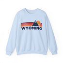 Wyoming Sweatshirt Retro Mountains, Wyoming Unisex Crewneck, Vintage Cozy Jumper, Gift for Outdoor Lovers-4