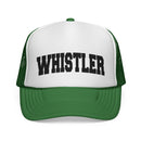 Whistler, Canada Collegiate Style Trucker Hat-3