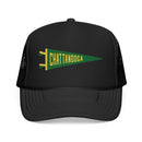 Chattanooga, Tennessee Pennant Trucker Hat — Retro Flag Foam Cap-2