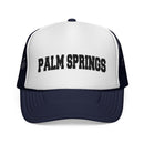 Palm Springs, California Collegiate Style Trucker Hat-6