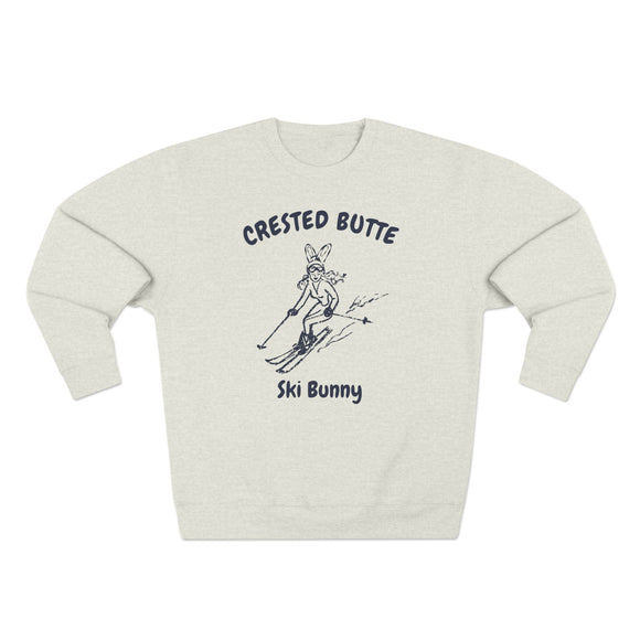 Premium Crested Butte, Colorado Ski Bunny Sweatshirt