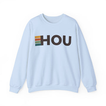 Buy light-blue Houston, Texas HOU Retro Stripe Sweatshirt