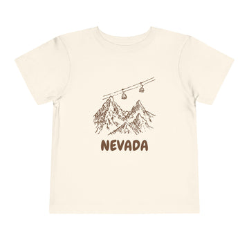 Nevada Toddler T-Shirt — Vintage Gondola Ski Mountain Tee