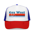 Key West, Florida Trucker Hat - Foam Key West Bike Cap-1