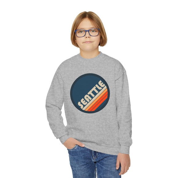 Seattle, Washington Youth Crewneck Sweatshirt - Unisex Kid's Seattle, Washington Sweatshirt