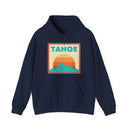 Lake Tahoe, California Mountain Sun Hoodie - Unisex Hooded Sweatshirt, Travel Sweatshirt, Sunset-3