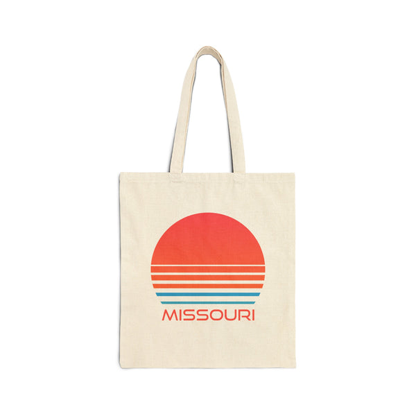 Missouri Cotton Canvas Missouri Tote Bag - Retro 80s