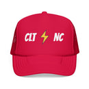 Charlotte, North Carolina Retro Trucker Hat - Lightning Foam Cap-3