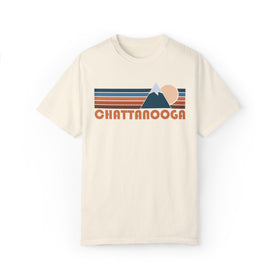 Chattanooga, Tennessee Graphic Tee, Comfort Colors Retro Unisex Chattanooga T shirt, Mountain Adventure Shirt - 0