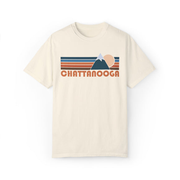 Chattanooga, Tennessee Graphic Tee, Comfort Colors Retro Unisex Chattanooga T shirt, Mountain Adventure Shirt