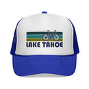 Lake Tahoe, California Retro Bike Trucker Hat - Vintage Style Lake Tahoe Cap-4