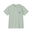 Florida Palm Tree Pocket Tee, Summer Coastal Vibes Top, Beach Apparel - Comfort Colors Graphic T Shirt-3