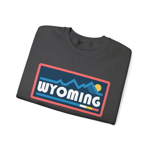 Wyoming Sweatshirt - Mountain Graphic Crewneck