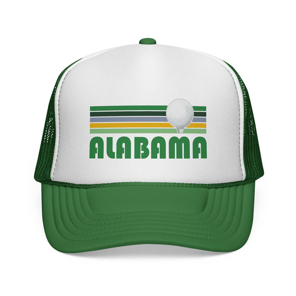 Alabama Retro Golf Trucker Hat