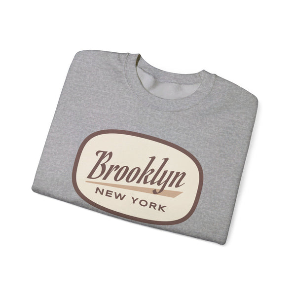 Brooklyn, New York Sweatshirt - Unisex Retro Crewneck Brooklyn Sweatshirt