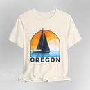 Oregon T Shirt - Retro Sailboat Oregon Tee-11
