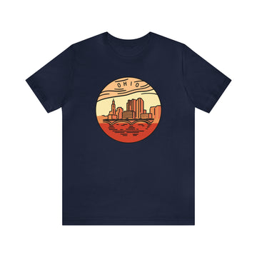 Buy navy Ohio T-Shirt - Unisex Ohio Shirt