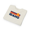 Idaho Toddler Sweatshirt - Retro Sun Idaho Toddler Crewneck Sweatshirt