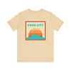 Retro Park City, Utah T-Shirt, Mountain Sun Tee, Unisex Graphic Shirt, Vintage Park City, Utah Top, Outdoor Adventure Clothing