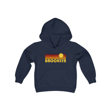 Buy navy Brooklyn, New York Youth Hoodie