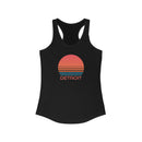 Detroit, Michigan Women's Racerback Tank Top-2