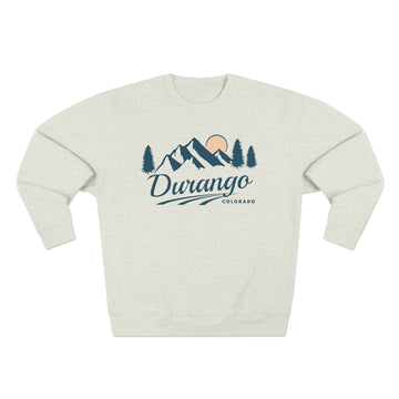 Buy oatmeal-heather Premium Durango, Colorado Sweatshirt - Unisex Sweatshirt