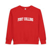 Fort Collins, Colorado Toddler Sweatshirt - Fort Collins Toddler Crewneck Sweatshirt