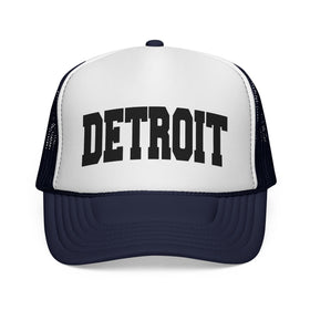 Buy dark-navy Detroit, Michigan Collegiate Style Trucker Hat