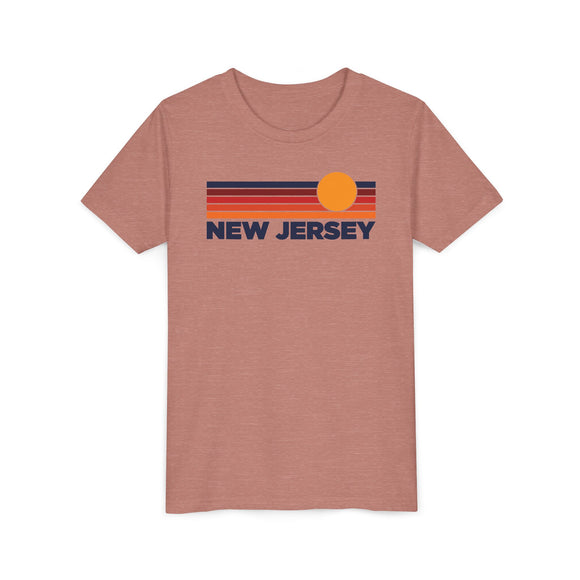 New Jersey Youth T-Shirt — Retro Sun Tee