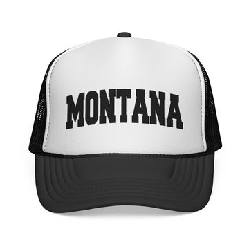 Montana Retro Collegiate Style Trucker Hat - 0