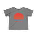 Rhode Island Retro 80s Baby T-Shirt, Infant Tee, Rhode Island Kid Apparel, 80s Baby Gift-1