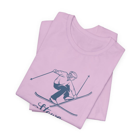 Stowe, Vermont T Shirt - Vintage Ski Graphic Tee