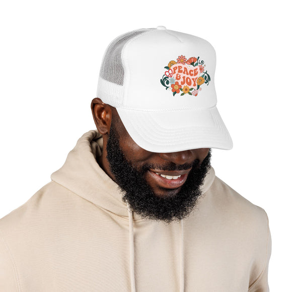Peace and Joy Trucker Hat Boho