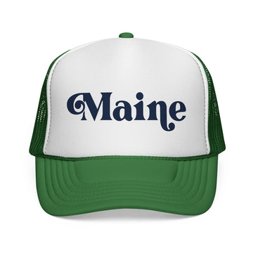 Maine Retro Mountains Trucker Hat - 0