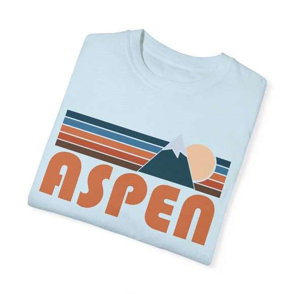 Aspen, Colorado Graphic Tee, Comfort Colors Retro Unisex Aspen T shirt, Mountain Adventure Shirt