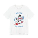 Aspen, Colorado T Shirt - Ski Snowman Graphic Tee-1